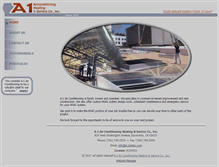 Tablet Screenshot of a-1airinc.com
